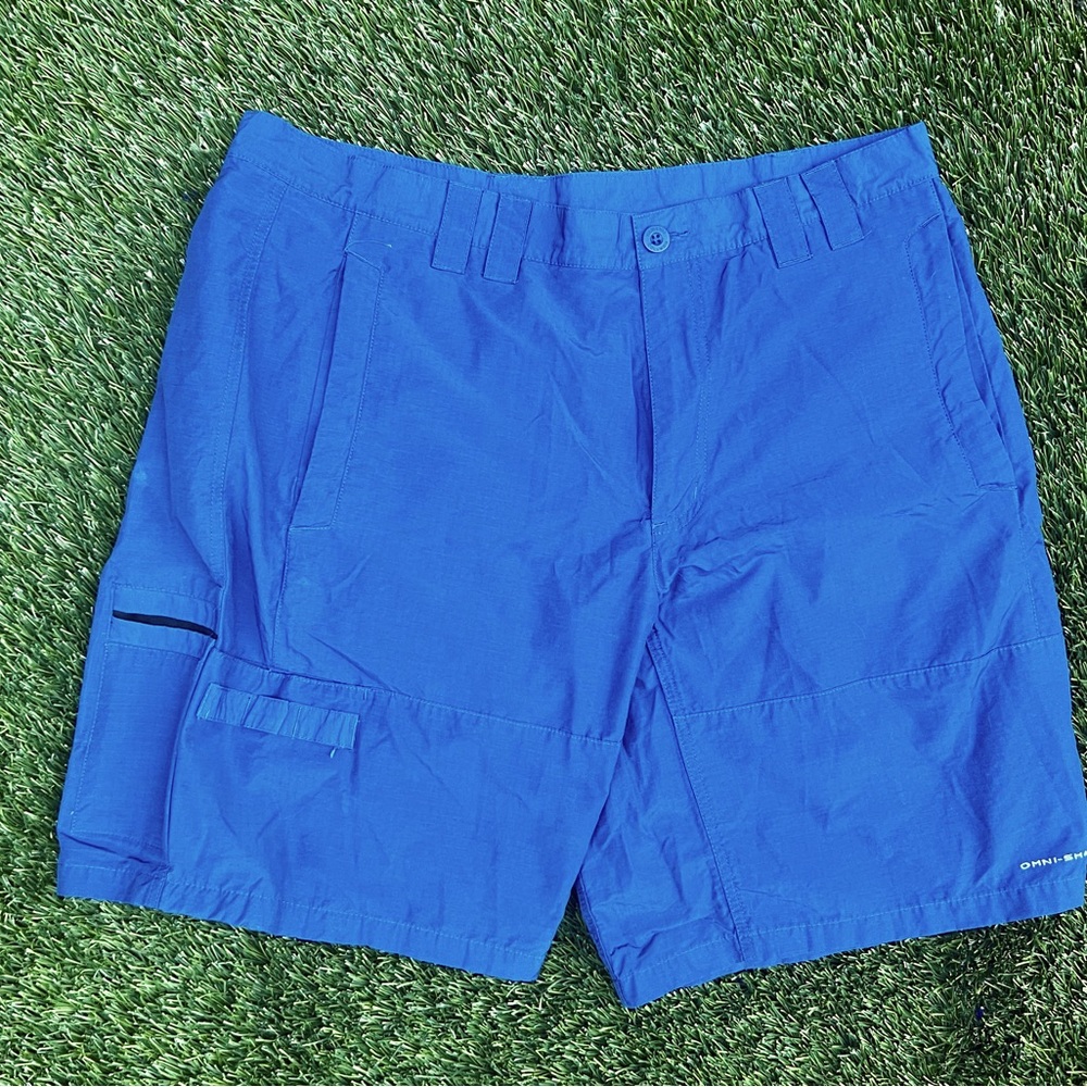 Men’s Columbia PFG omni shade marine blue 38 waist